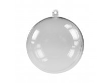 Plastična kugla 50mm prozirna