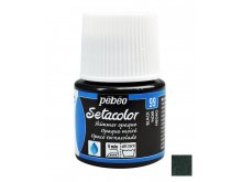 Boja za tkaninu svjetlucava Black 45ml