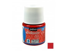 Boja za tkaninu glitter Ruby 45ml