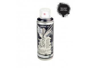 Deco spray 200ml black gesso
