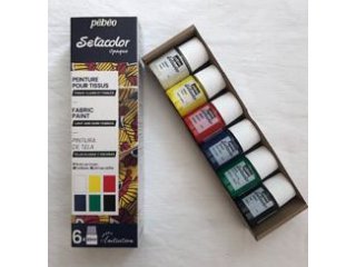 Set Boja za tkaninu 6X20ml