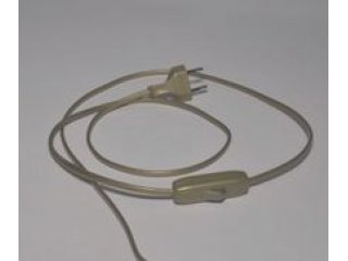Kabel s prekidačem zlatni 2m