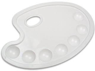 Paleta plastična oval 24X17 cm