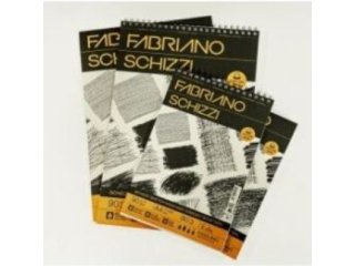 Blok Fabrian.Schizzi A4 90 g 80L spiralni Top Side
