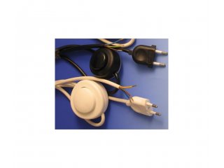 Kabel za podne lampe crni 3m