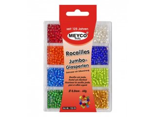 Perle staklene 4mm 60g razne boje