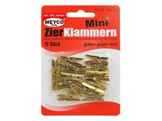 Mini kvačice zlatne 18/1