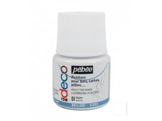 Dekorativna boja sjajna White 45ml