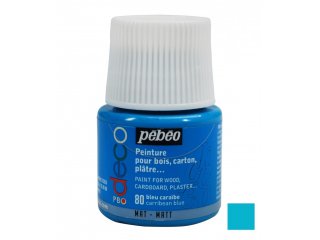 Dekorativna boja mat Carribean blue 45ml