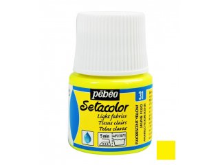 Boja za tkaninu fluorescentna Yellow 45ml