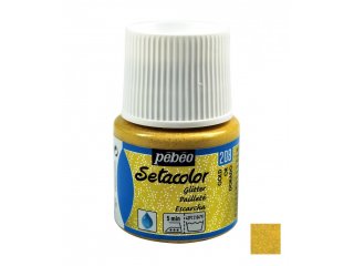 Boja za tkaninu glitter Gold 45ml