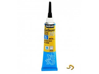 Kontur pasta za tkaninu metalik gold yellow 20ml