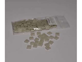 Stakleni mozaik 10x10mm 80g silver grey