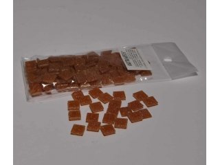 Stakleni mozaik 10x10mm 80g terracotta