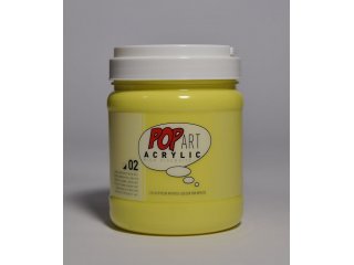 Pop art akril 700ml Lemon yellow