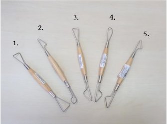 Alatka za glinu obostrana 25-27cm