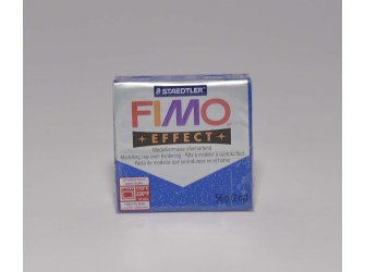 Fimo effect 302 glitter blue 56g
