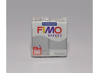 Fimo effect 81 metallic silver 56g