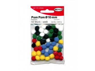 Pom pom kuglice pr.10mm 50/1
