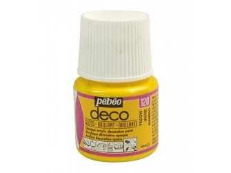 Dekorativna boja sjajna Yellow 45ml