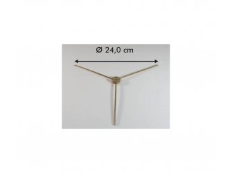 Podloška križ 3 kraka pr.12,5cm