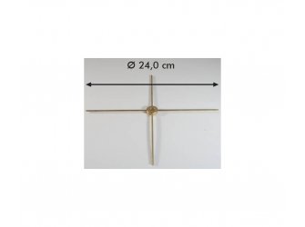 Podloška križ 4 kraka pr.12,5cm