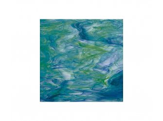 Spectrum opalescent 30x30cm green blue