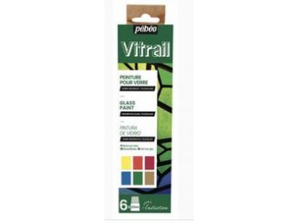 Set boja za staklo Vitrail 6X20ml