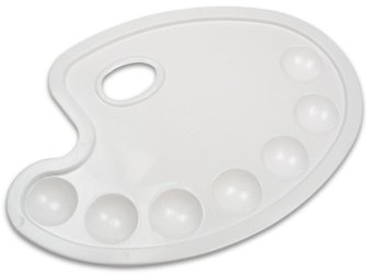 Paleta plastična oval 24X17 cm