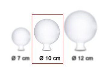 Kalup gipsani kugla 10 cm