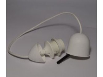 Luster grlo bijelo E-27, 80cm