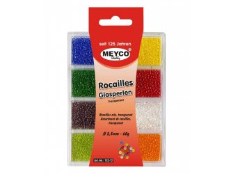 Perle staklene 2,5mm 60g razne boje-5