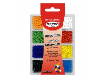 Perle staklene 4mm 60g razne boje