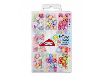 Perle plastične 17g razni oblici