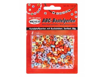 Perle plastične 25g abeceda