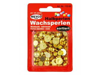 Perle voštane 10g zlatne