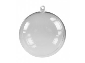 Plastična kugla 60mm prozirna