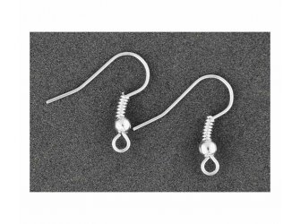 Udice za naušnice 10/1 srebrne