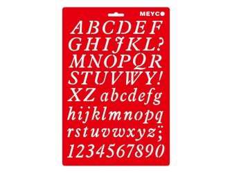 Šablona Abc 20x31cm
