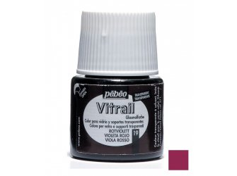 Boje za Vitrail Red violet 45ml