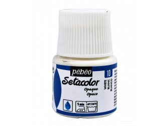 Boja za tkaninu pokrivna White titanium 45ml