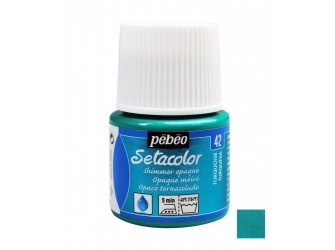 Boja za tkaninu svjetlucava Turquoise 45ml