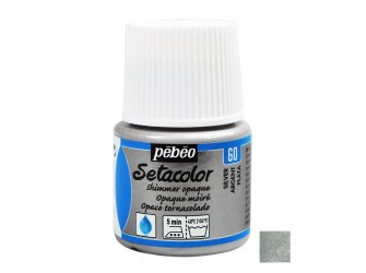 Boja za tkaninu svjetlucava Silver 45ml