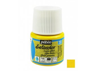 Boja za tkaninu efekt umjetne kože Yellow bright 45ml