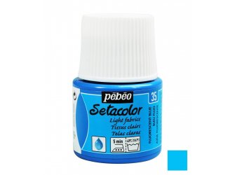 Boja za tkaninu fluorescentna Blue 45ml