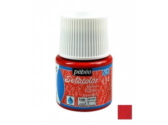 Boja za tkaninu glitter Ruby 45ml