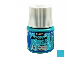 Boja za tkaninu glitter Turquoise 45ml