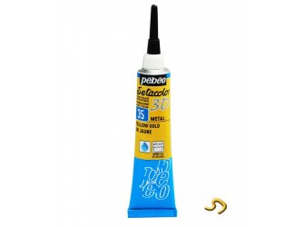 Kontur pasta za tkaninu metalik gold yellow 20ml