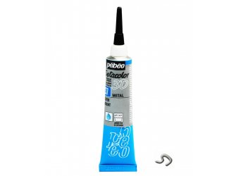 Kontur pasta za tkaninu metalik silver 20ml