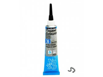 Kontur pasta za tkaninu glitter silver powder 20ml